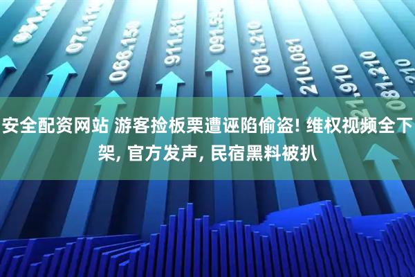 安全配资网站 游客捡板栗遭诬陷偷盗! 维权视频全下架, 官方发声, 民宿黑料被扒