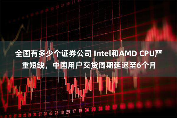 全国有多少个证券公司 Intel和AMD CPU严重短缺，中国用户交货周期延迟至6个月